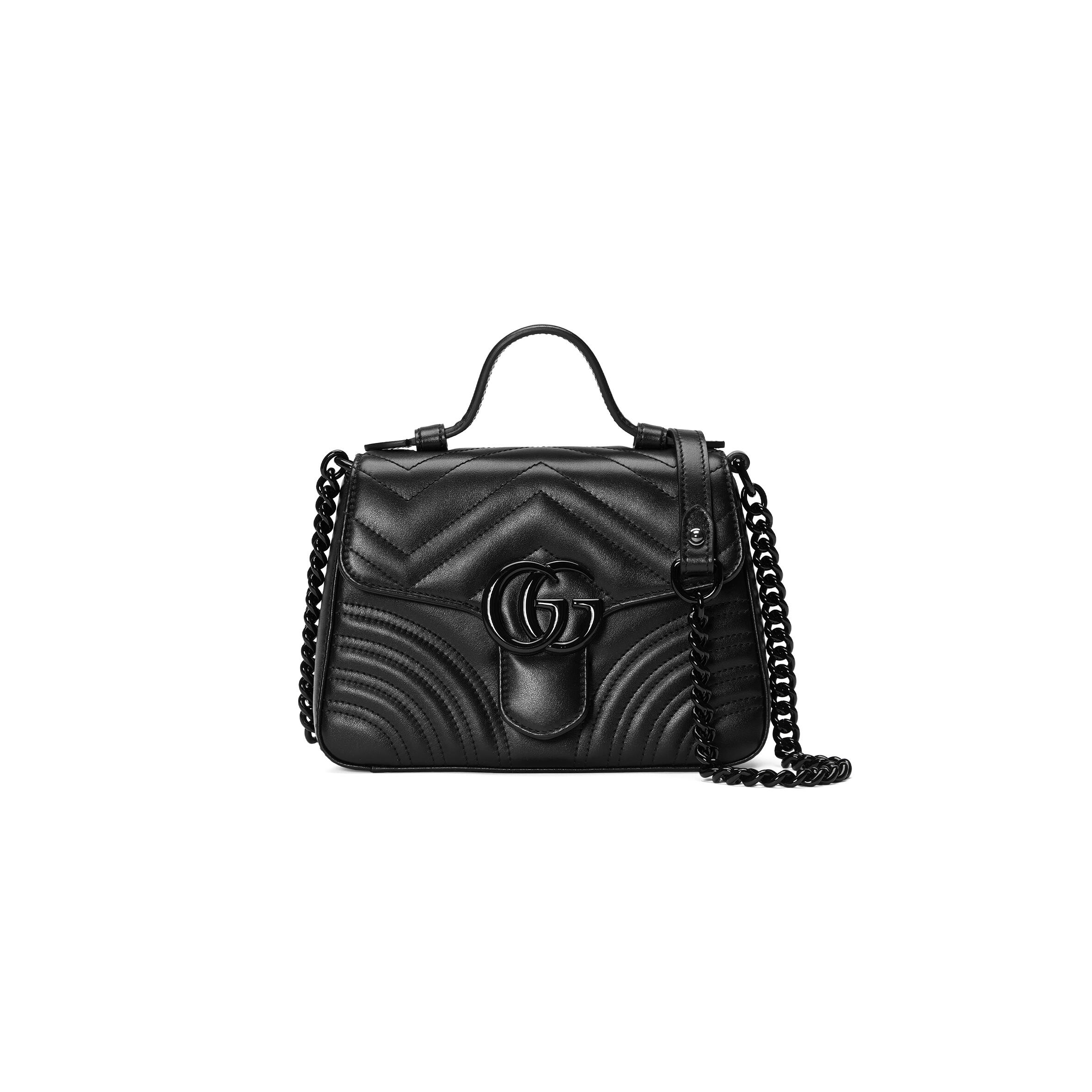 GUCCI GG MARMONT SMALL TOP HANDLE BAG 702563 (21*15.5*8cm)